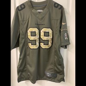 Official JJ Watt Texans Military Jersey